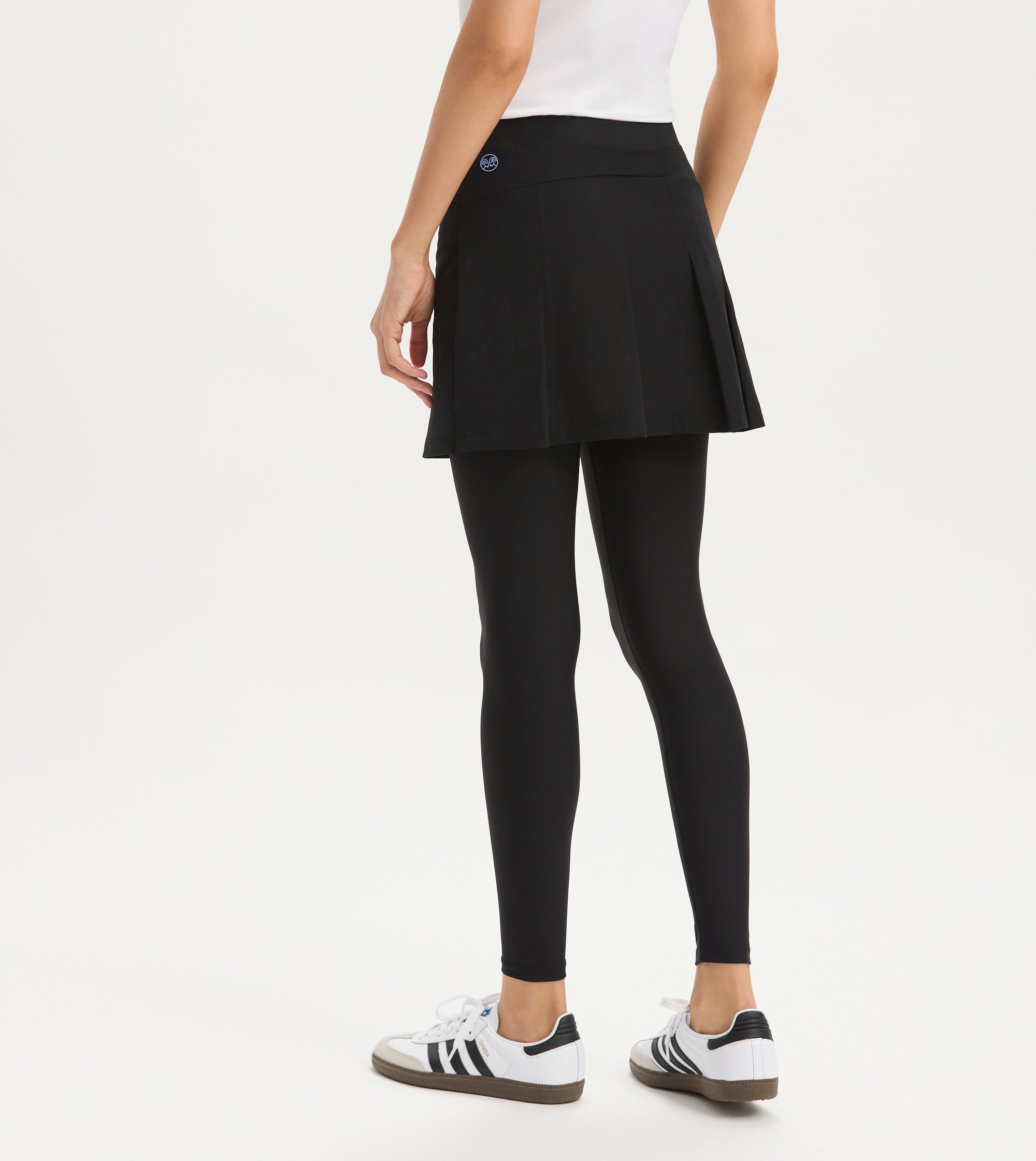 【in a row】Sporty skirt leggings Skirted Golf Skirted Leggings for Women Compression Athletic